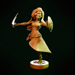 preview of Urbosa - Zelda Breath of the Wild 3D print model