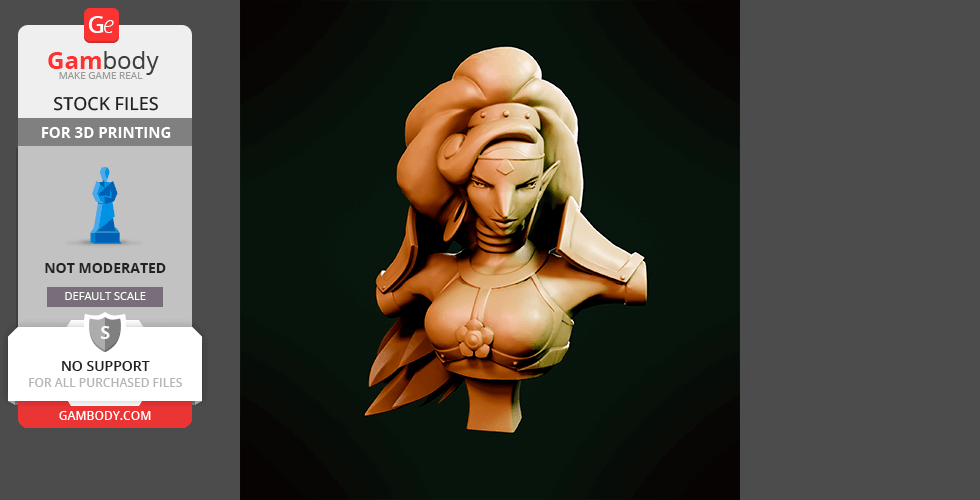 Buy Urbosa bust - Zelda Breath of the Wild