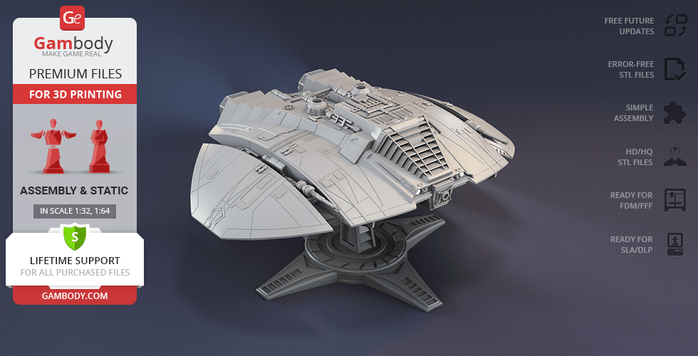 Buy Cylon Raider TOS 3D Printing Model | Assembly