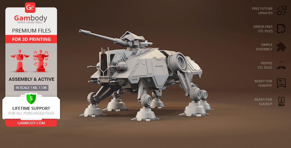 AT-TE Walker - STL files for 3D Printing