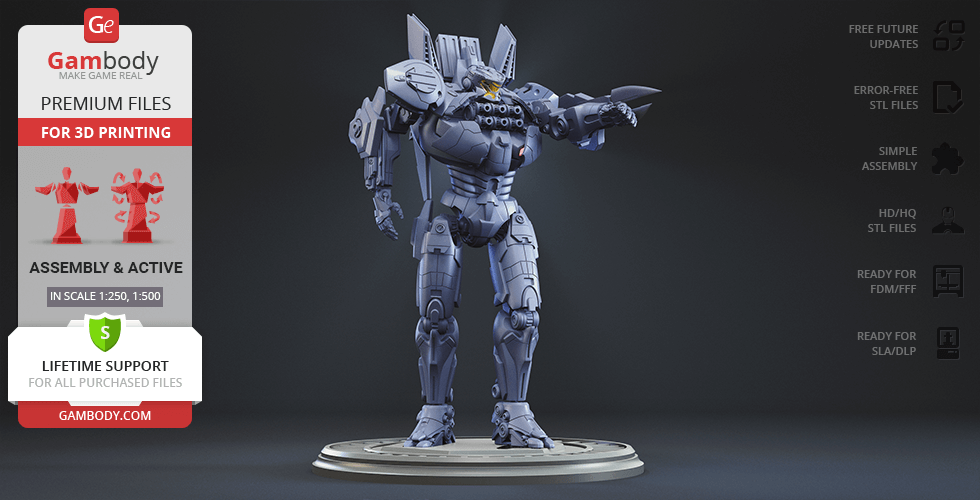 Buy Striker Eureka 3D Printing Model | Assembly + Active