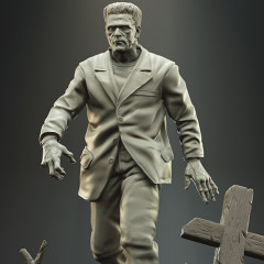 preview of Frankenstein's Monster 3D Printing Figurine | Assembly