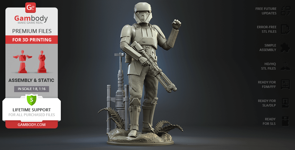 Buy Shoretrooper 3D Printing Figurine | Assembly