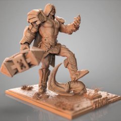 preview of Thor Model for 3D Printing | Static