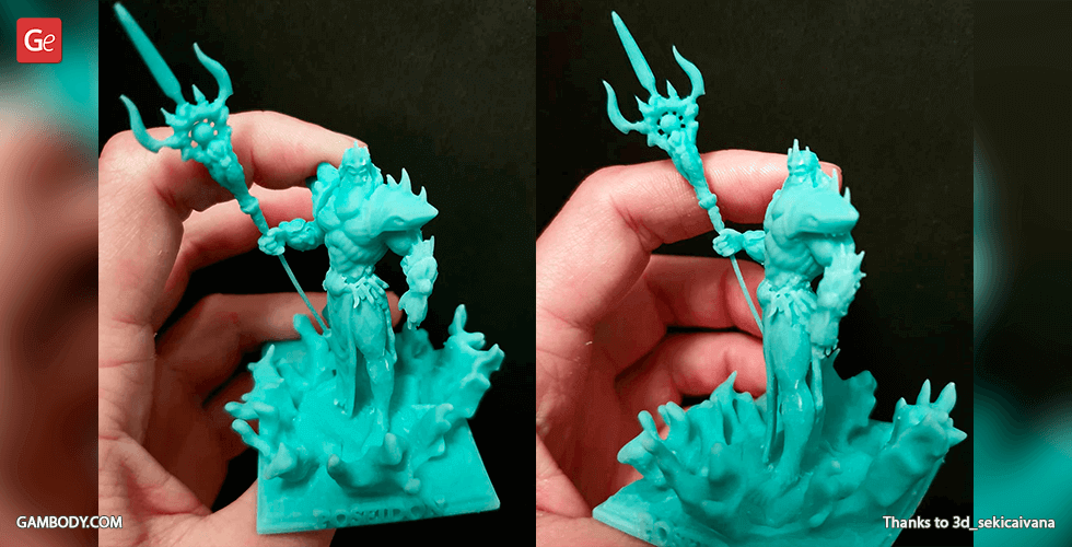 Buy Poseidon STL File for 3D Printing