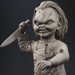 preview of Chucky 3D Printing Figurine | Assembly