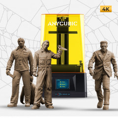 preview of Anycubic Mono 4K 3D Printer + Jason + Michael Myers + Frankenstein's Monster 