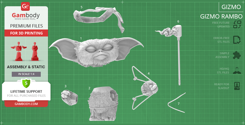 Anycubic Photon Mono 4K - High Speed Resin 3D Printer + Gizmo, Evil Gremlins  and Grinch STL Files
