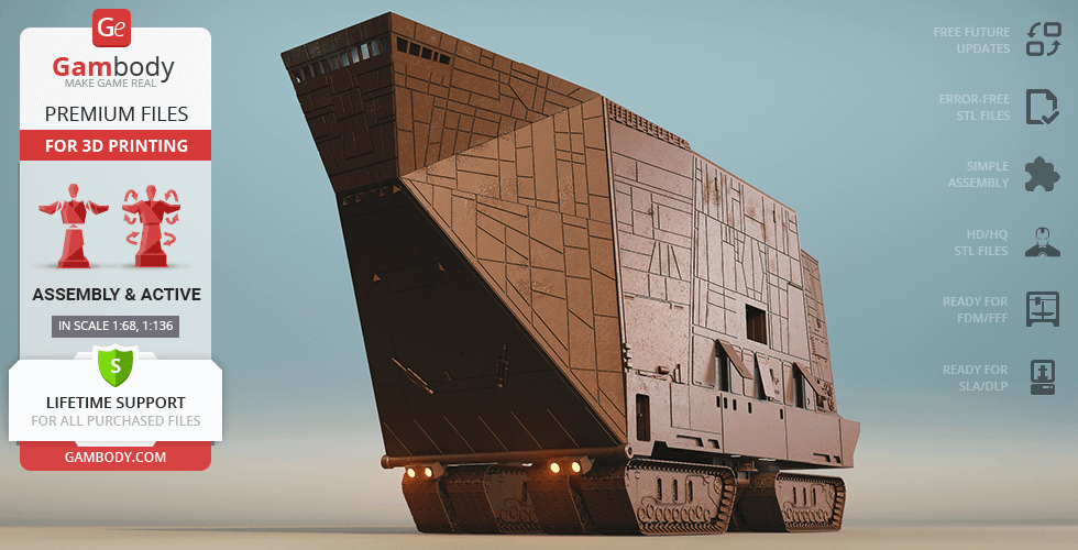 Buy Sandcrawler 3D Printing Model | Assembly + Active