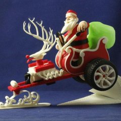 preview of Santa's New Sleigh 3D Printing Figurine | Assembly