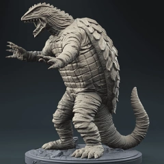 preview of Gamera Showa Era 3D Printing Figurine | Assembly