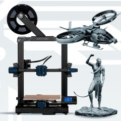 preview of Anycubic Kobra Go 3D Printer + Jake Sully + Aerospatiale SA-2 Samson