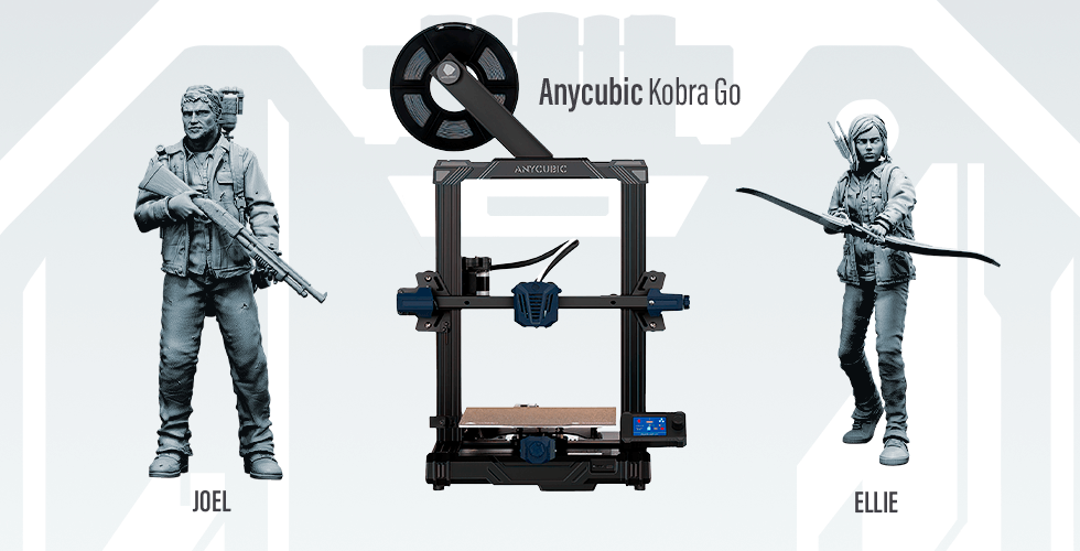 Buy Anycubic Kobra Go 3D Printer + Joel + Ellie