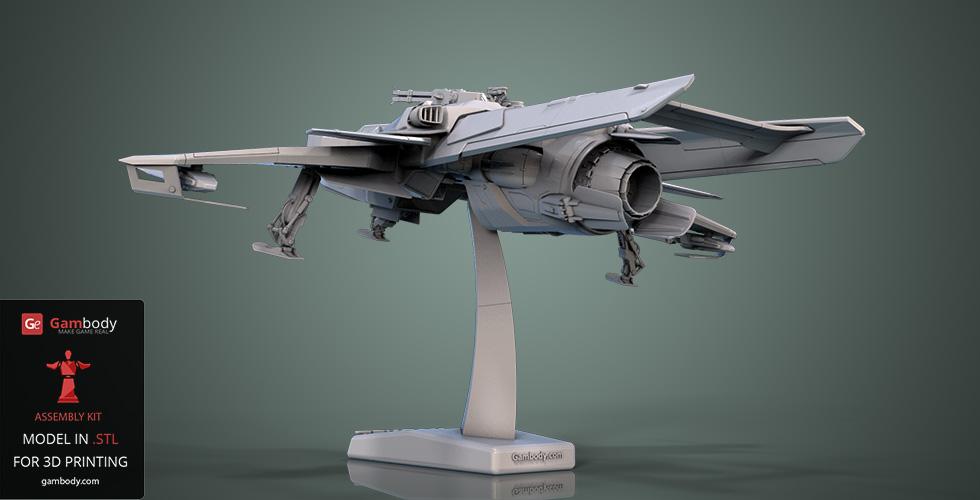 3MF file Star Citizen Sabre ⭐・3D printing model to download・Cults