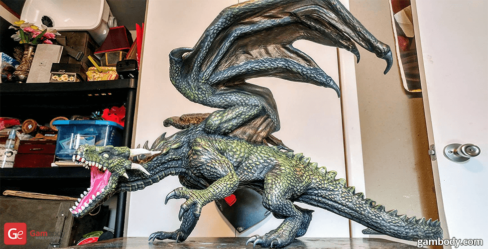Buy Mountain Dragon 3D Printing Figurine | Assembly