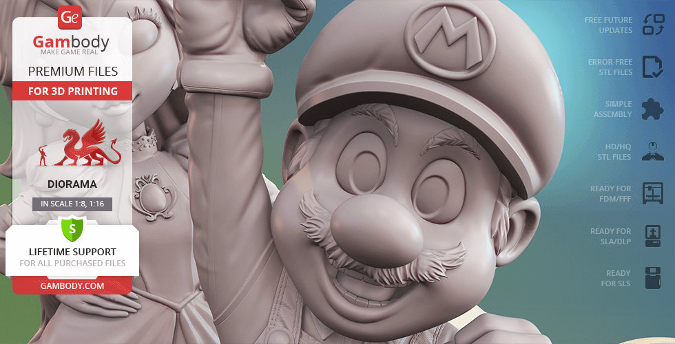 BOWSER - THE SUPER MARIO BROS MOVIE 3D model 3D printable