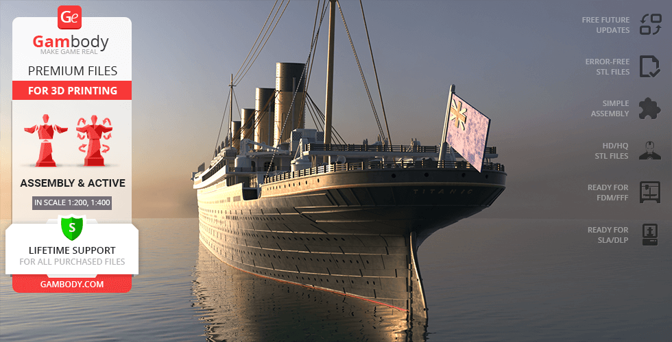 Buy Titanic 3D Printing Model | Assembly