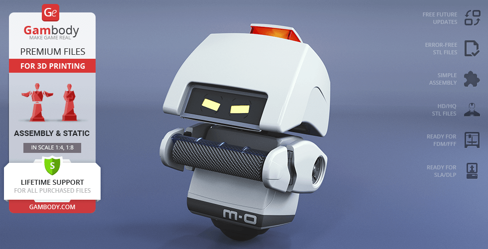 Buy M-O WALL-E 3D Printing Model | Assembly + Action