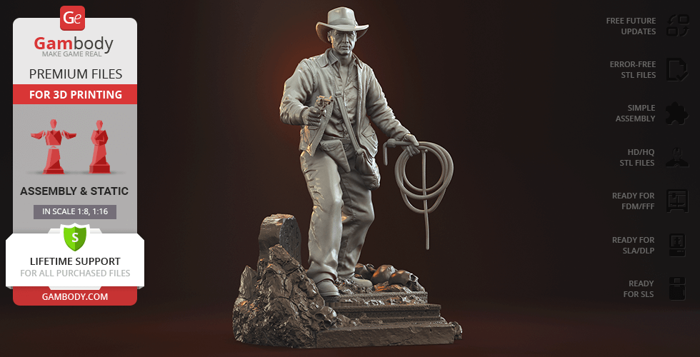 Buy Indiana Jones Lost Ark 3D Printing Figurine | Assembly