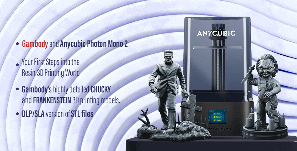 Anycubic Photon Mono 2 - High Speed Resin 3D Printer + Lilith and Diablo  STL Files