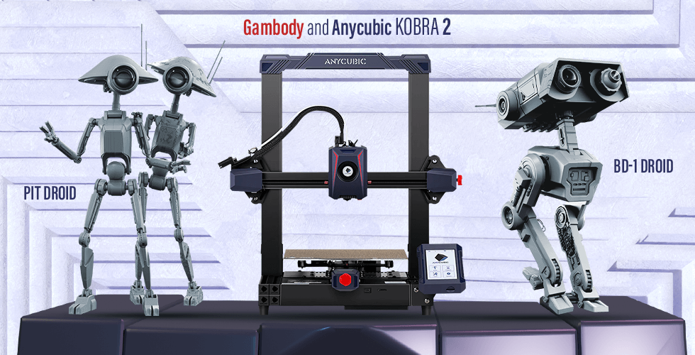 Buy Anycubic Kobra 2 3D Printer + BD-1 + Pit Droid