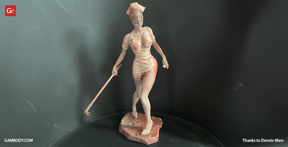 Buy Bubble Head Nurse 3D Printing Figurine | Assembly