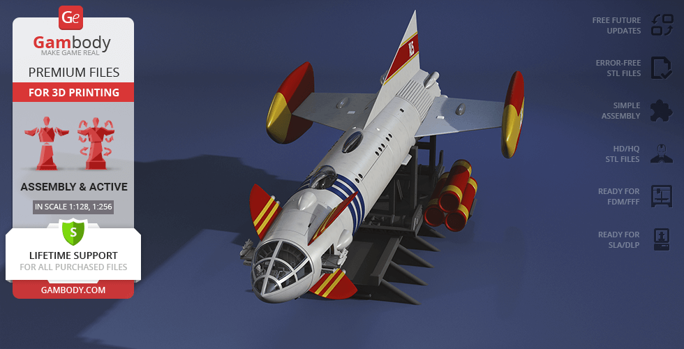 Buy Fireball XL5 3D Printing Model | Assembly