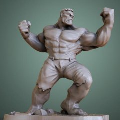 preview of Hulk 3D Printing Figurine | Static