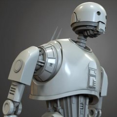 preview of K-2SO 3D Printing Model | Assembly + Static
