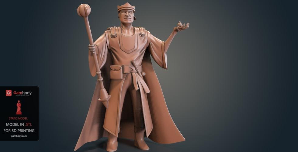 Buy Human Wizard 3D Printing Figurine | Static