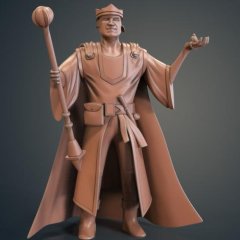 preview of Human Wizard 3D Printing Figurine | Static