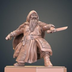 preview of Dwarf Rogue Warrior 3D Printing Figurine | Static