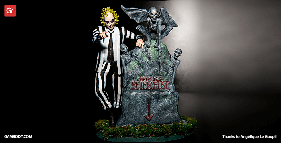 Buy Beetlejuice 3D Printing Figurine in Diorama | Assembly
