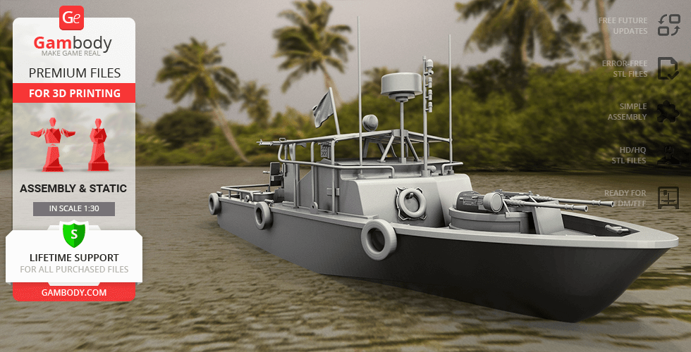 Buy Patrol Boat 31 Mk 2 3D Printing Model | Assembly