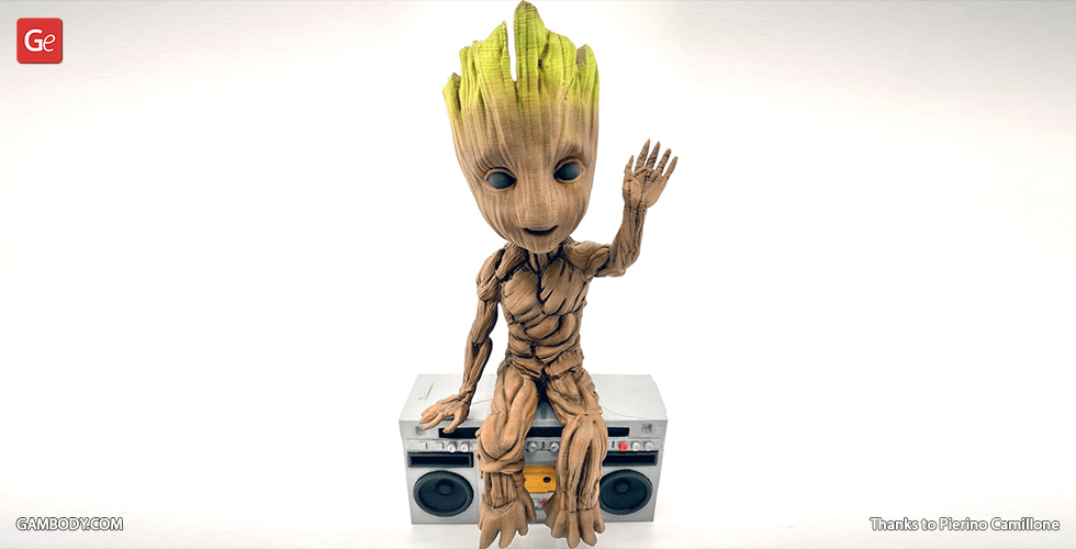 Buy Hello! Groot 3D Printing Figurine | Assembly