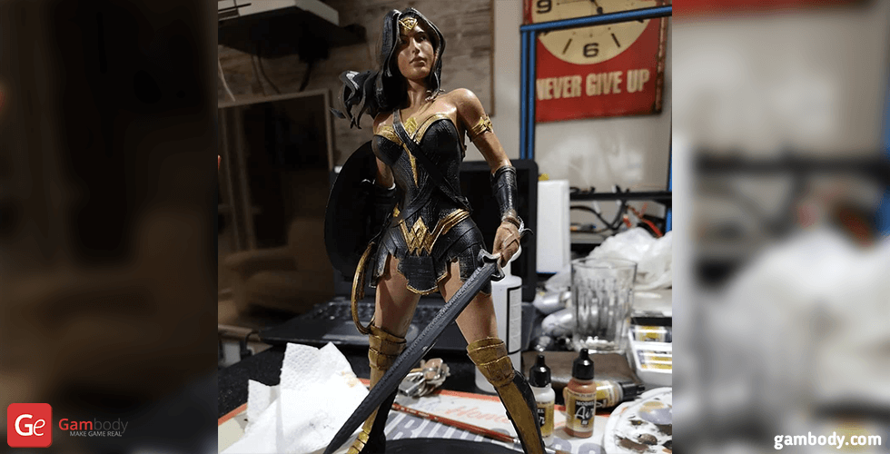 Buy Wonder Woman 3D Printing Figurine | Assembly