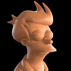 preview of Futurama Fry 3D Printing Figurine | Static