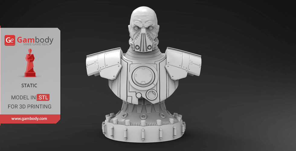 Buy Darth Malgus Bust 3D Model | Static