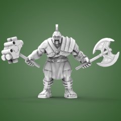 preview of Armored Hulk 3D Printing Miniature | Assembly