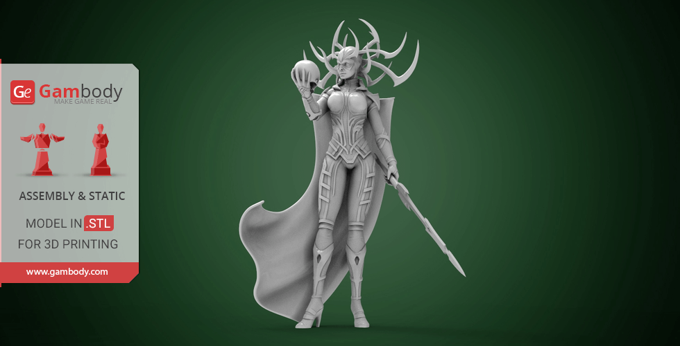 Buy Hela 3D Printing Miniature | Assembly