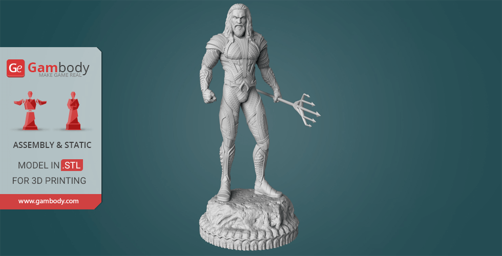 Buy Aquaman 3D Printing Figurine | Assembly