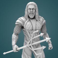 preview of Aquaman 3D Printing Figurine | Assembly