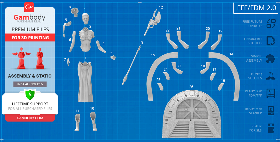 princesa stl 3D Models to Print - yeggi