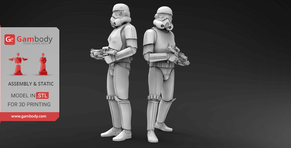 Buy Stormtroopers 3D Printing Miniatures | Assembly