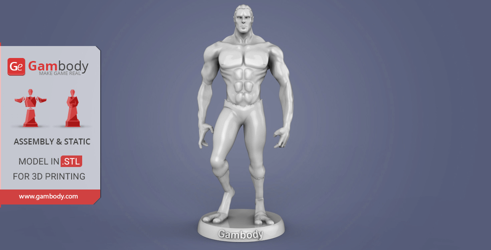 Buy Menthuthuyoupi 3D Printing Figurine | Assembly