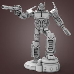 preview of Optimus Prime G1 3D Printing Model | Assembly