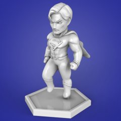 preview of Chibi Superman 3D Printing Miniature | Assembly