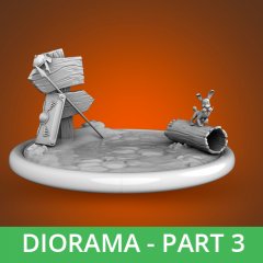 preview of Dogmatix 3D Printing Figurine for Diorama | Assembly
