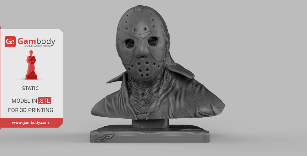 Buy Jason Bust 3D Printing Figurine | Assembly