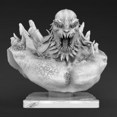 preview of Doomsday Bust 3D Printing Miniature | Static
